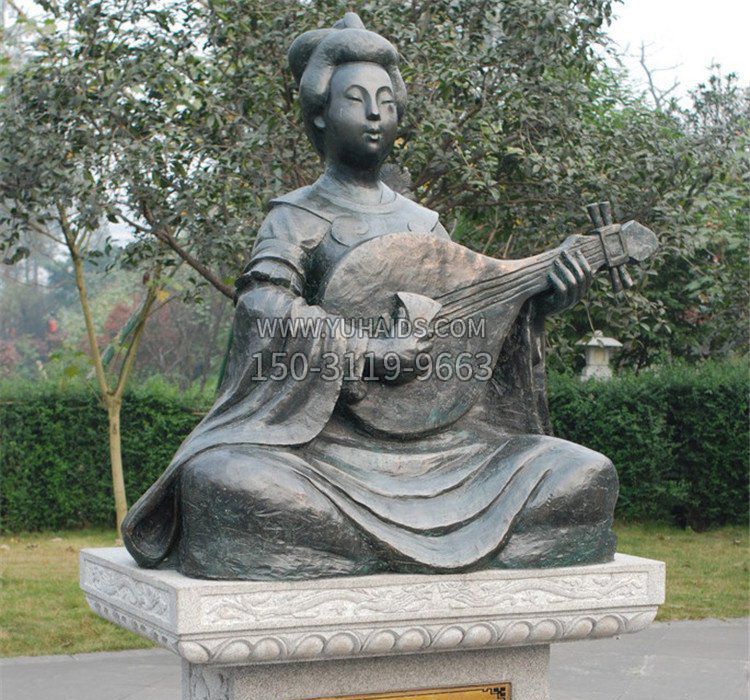 铸铜弹琵琶的乐伎博鱼网页版