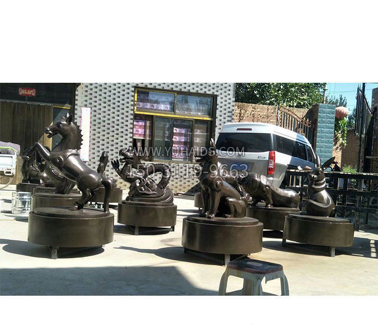 铸铜动物总动员铜雕公园动物摆件博鱼网页版