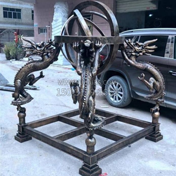 铸铜浑天仪景观博鱼网页版摆件