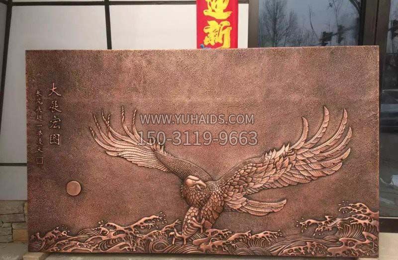 铸铜老鹰浮雕博鱼网页版
