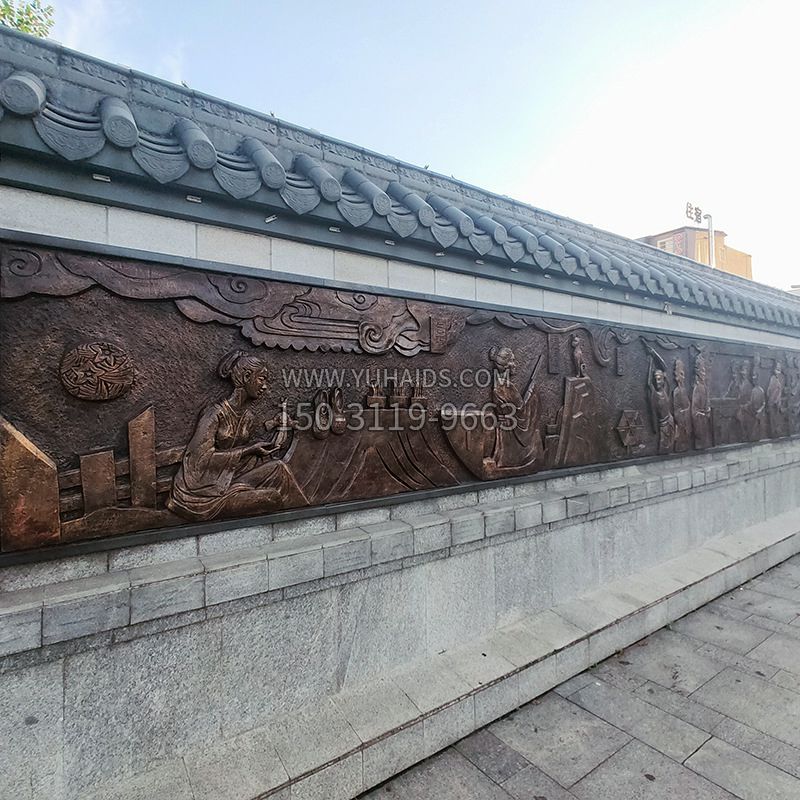 紫铜文化浮雕墙博鱼网页版