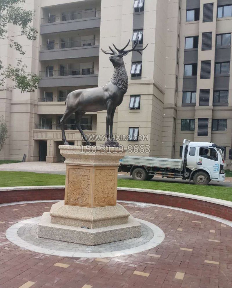 驯鹿铜雕案例博鱼网页版