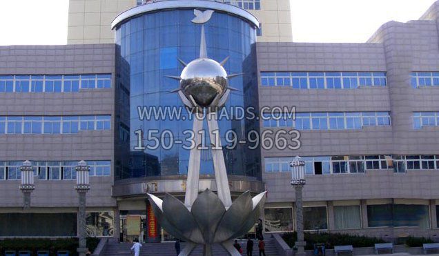 医院标志性不锈钢博鱼网页版