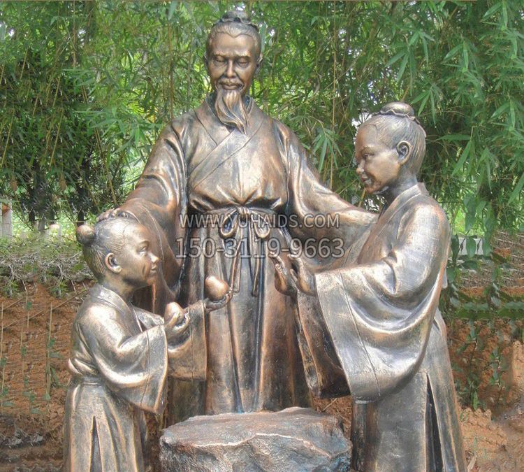 寓言故事铜雕_孔融让梨博鱼网页版