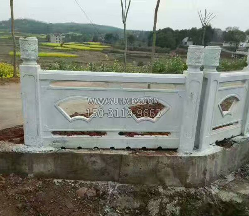 园林大理石景观石栏板石雕 (3)博鱼网页版