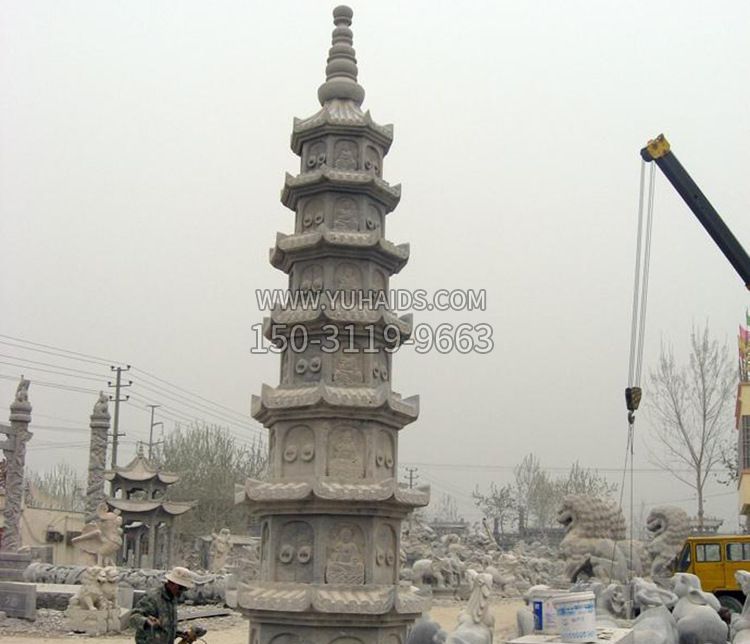 园林多层宝塔景观石雕 (3)博鱼网页版