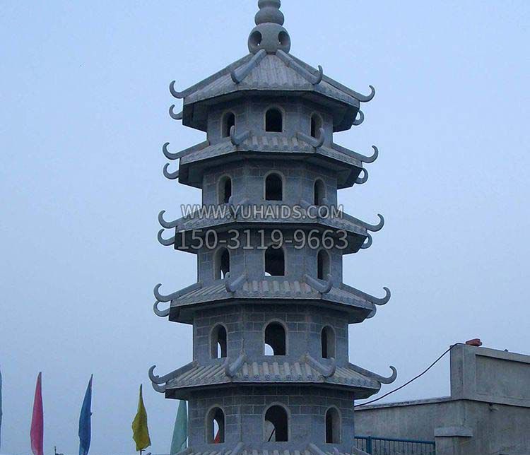园林多层宝塔景观石雕_2博鱼网页版