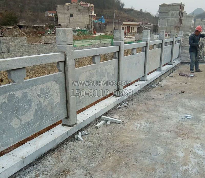 园林仿古石栏板景观石雕 (5)博鱼网页版