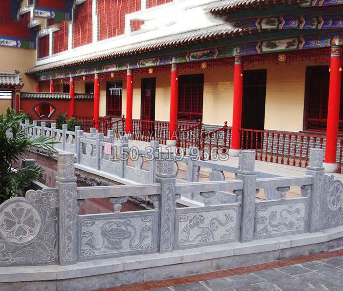 园林仿古石栏板景观石雕 (12)博鱼网页版