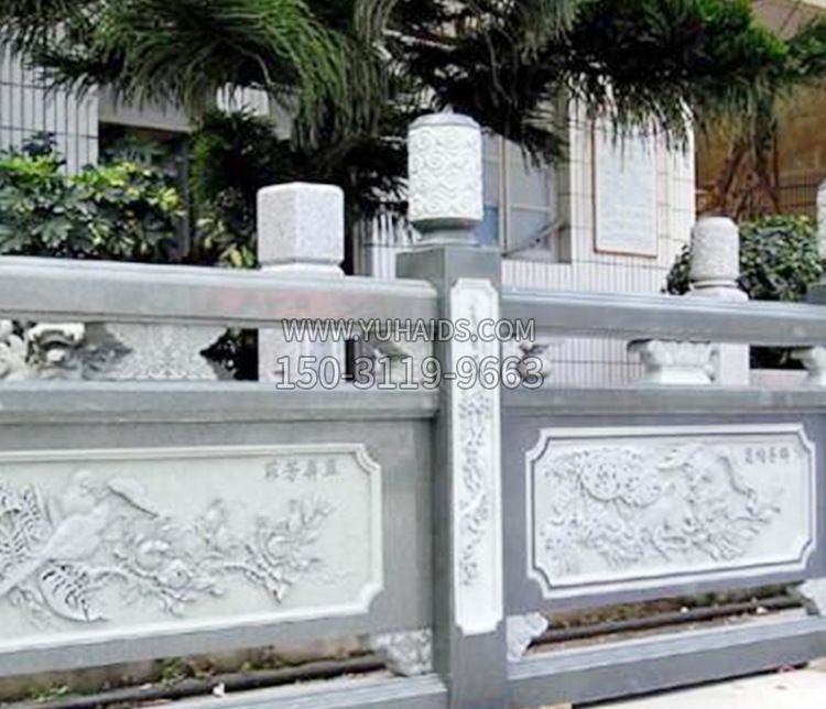 园林仿古石栏板石浮雕石雕 (2)博鱼网页版