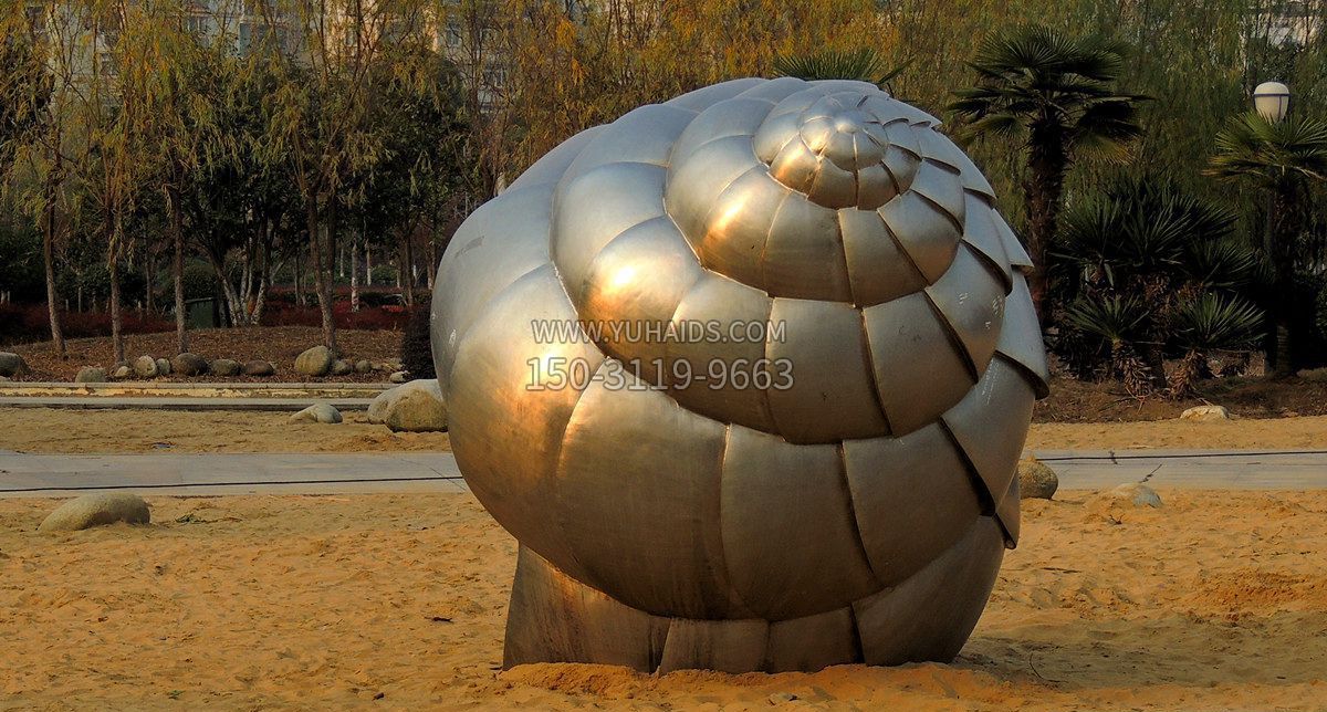 园林海螺景观铜雕博鱼网页版