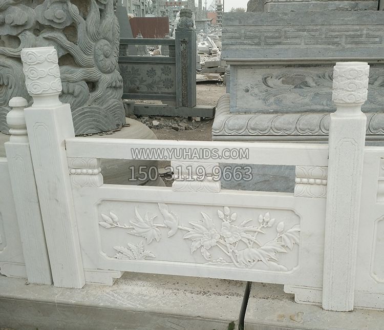 园林汉白玉石栏板景观石雕_1博鱼网页版