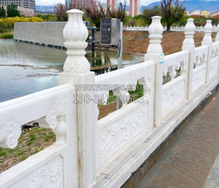 园林汉白玉石栏板景观石雕_2 (2)博鱼网页版