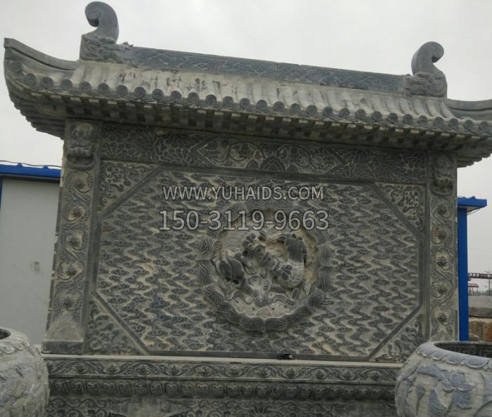 园林景观仿古石雕影壁博鱼网页版