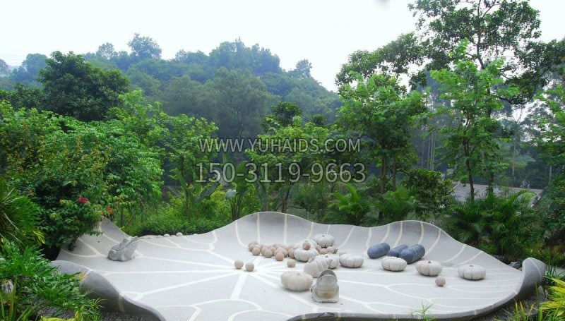 园林景观荷叶青蛙石雕博鱼网页版