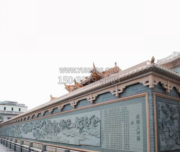 园林景观清明上河图石浮雕博鱼网页版