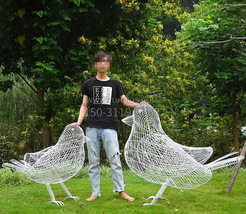 园林镂空不锈钢小鸟博鱼网页版