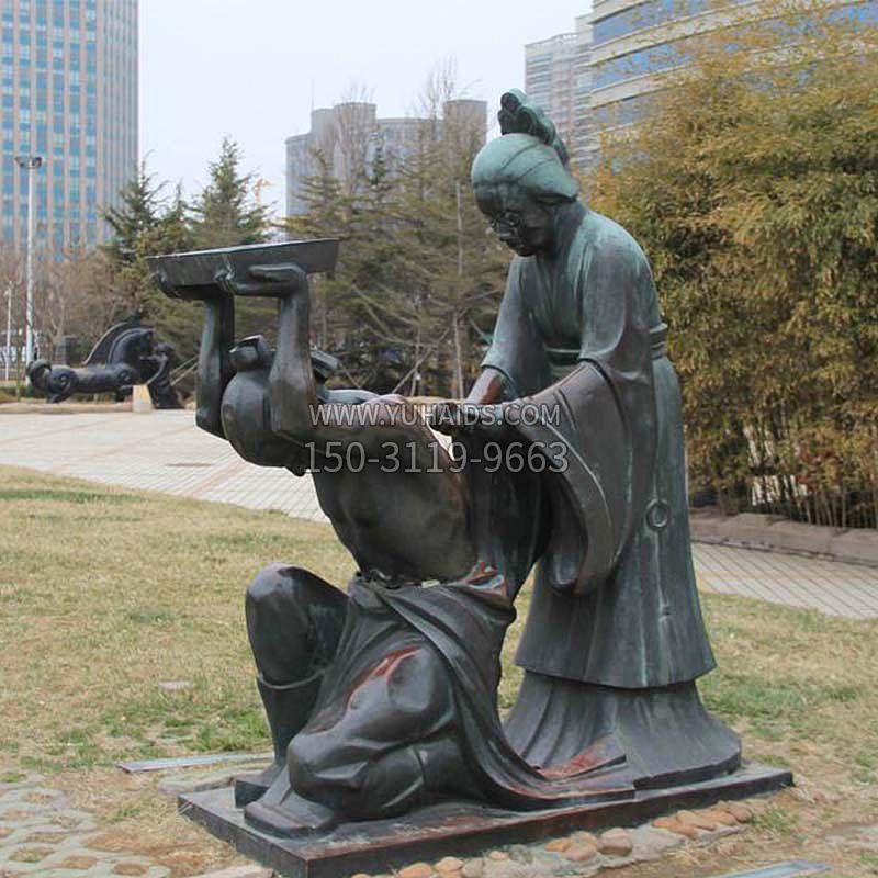 岳母刺字广场景观小品博鱼网页版