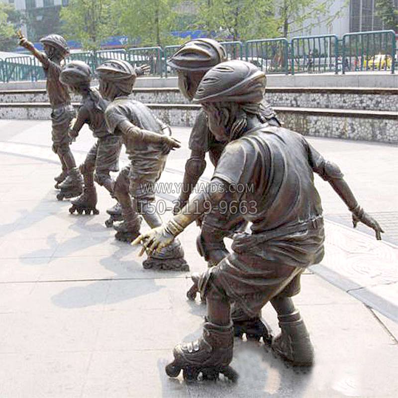 小孩滑旱冰广场运动主题博鱼网页版