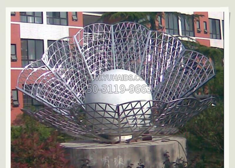 小区不锈钢蚌壳明珠博鱼网页版