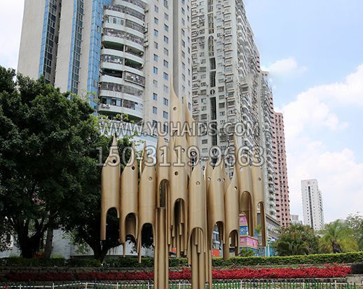 小区不锈钢钢笔造型博鱼网页版