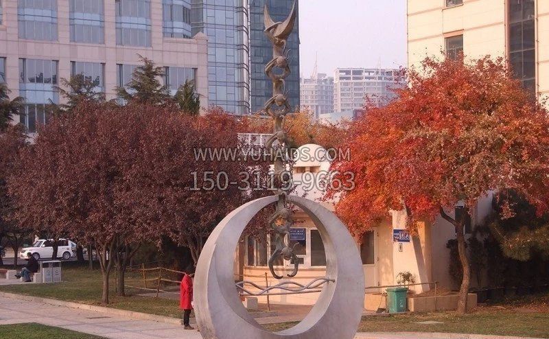 小区不锈钢猴子捞月景观博鱼网页版