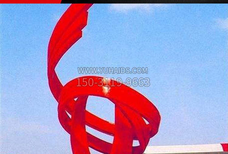 小区红色不锈钢抽象博鱼网页版