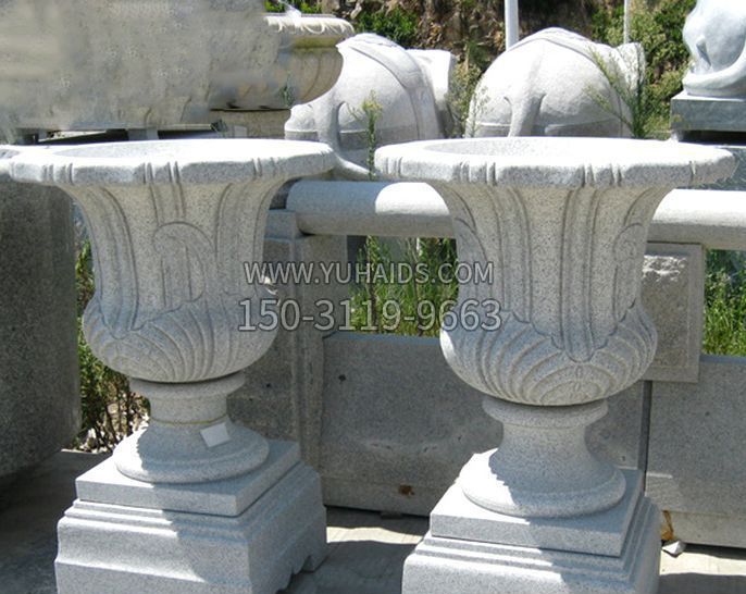 小区景观欧式花钵石雕 (2)博鱼网页版