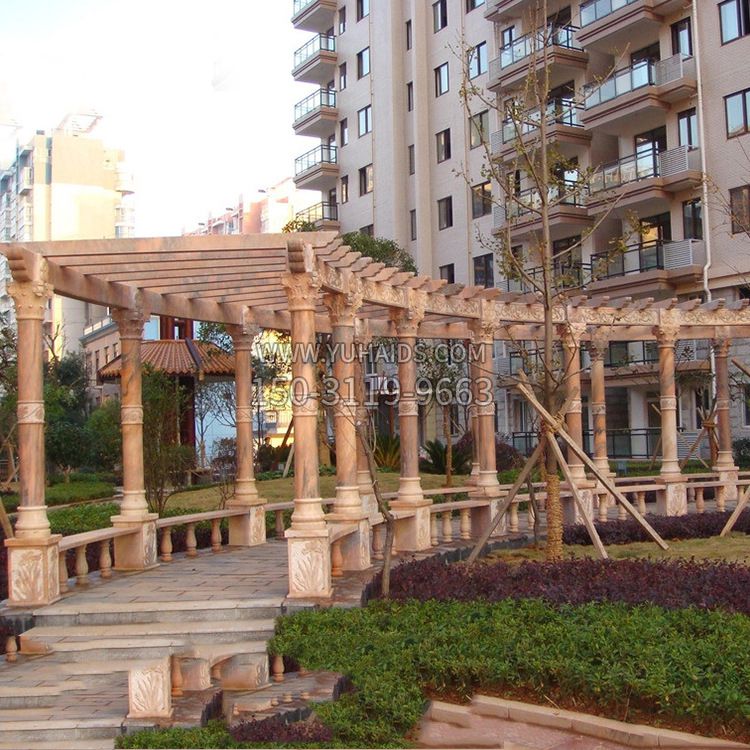 小区石雕花架长廊博鱼网页版