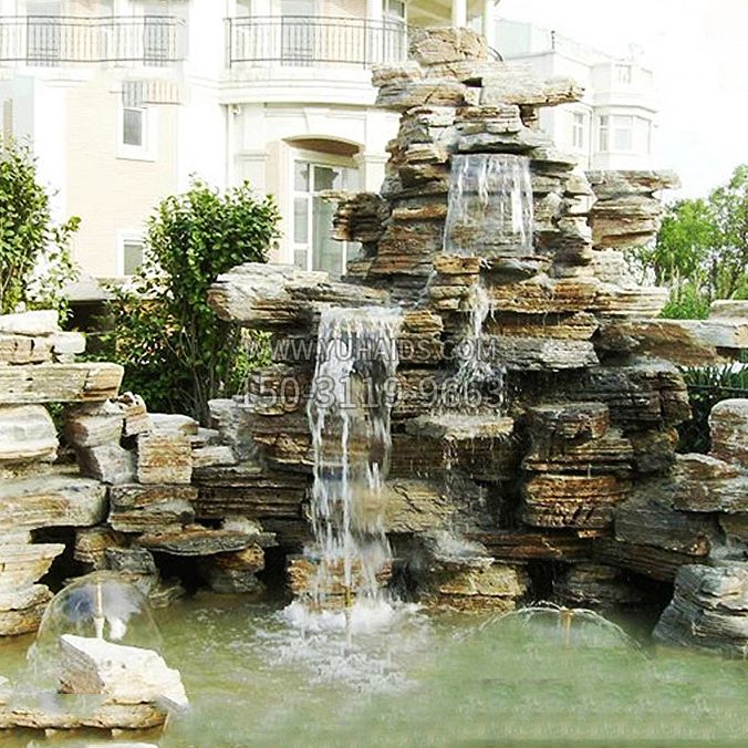 小区园林流水假山博鱼网页版