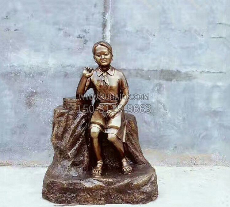 校园玻璃钢仿铜小学生博鱼网页版