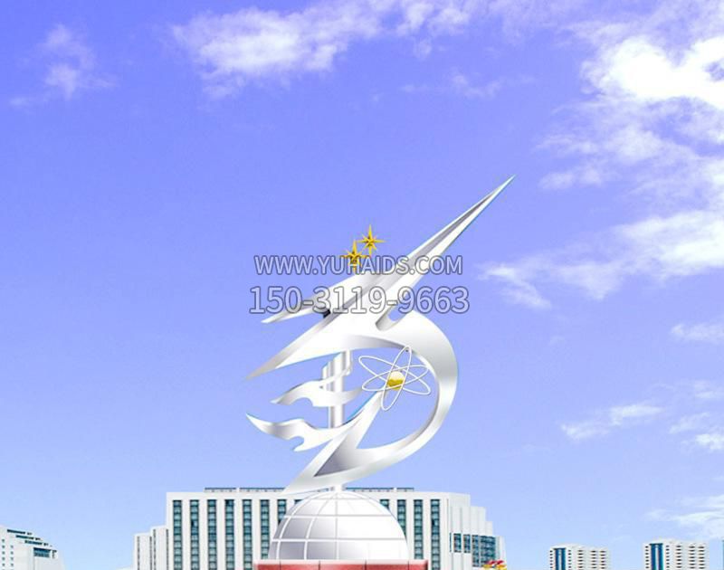 校园不锈钢飞向蓝天景观博鱼网页版