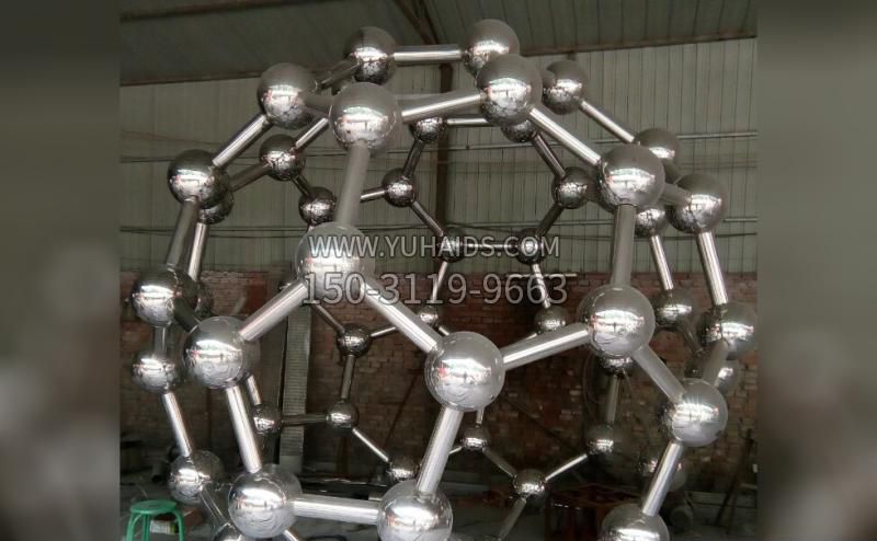 校园不锈钢原子模型博鱼网页版 (2)