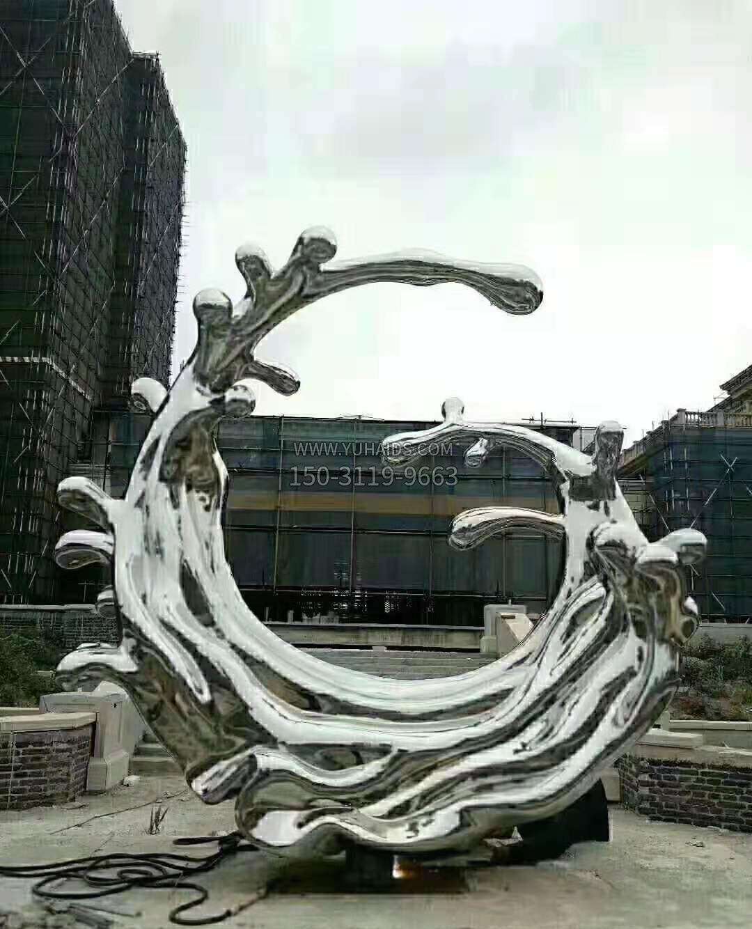 不锈钢海浪博鱼网页版不锈钢公园景观博鱼网页版户外摆件 不锈钢海浪博鱼网页版不锈钢公园景观博鱼网页版户外摆件