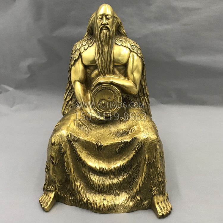 伏羲铜博鱼网页版-中华民族上古神话人物雕像 伏羲铜博鱼网页版-中华民族上古神话人物雕像