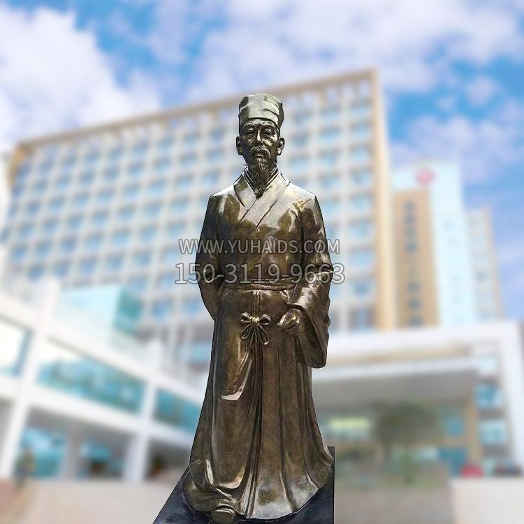 李时珍仿铜博鱼网页版-医院医学院历史名人古代著名人物雕像 李时珍仿铜博鱼网页版-医院医学院历史名人古代著名人物雕像