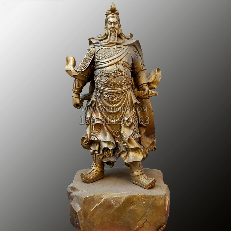 铜关公关帝神像 铜关公关帝神像