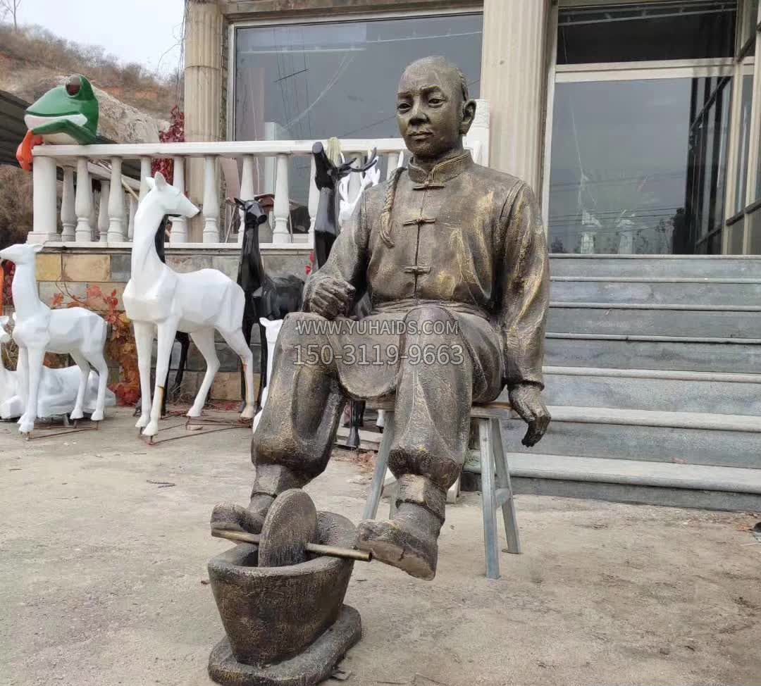 中医古代人物铜雕 中医古代人物铜雕