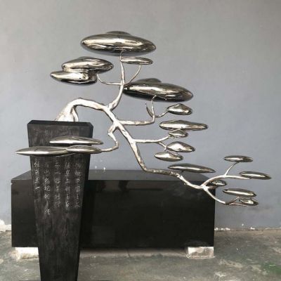 详解镜面不锈钢迎客松博鱼网页版的制作工艺