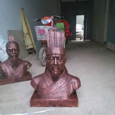 详解校园董仲舒古代人物铜雕的制作工艺