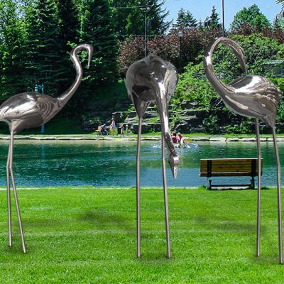 庭院景观不锈钢白鹤的作用是啥?