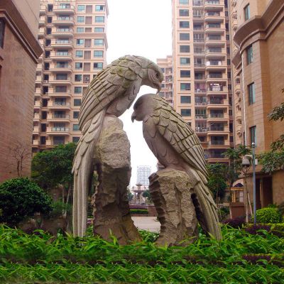 影响石雕两只艺术鹦鹉报价的因素有哪些?