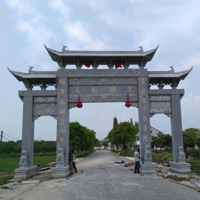 影响村镇牌坊石雕报价的因素有哪些?