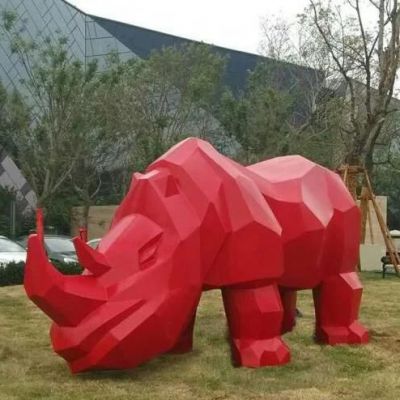 镜面不锈钢犀牛博鱼网页版作品图片大全