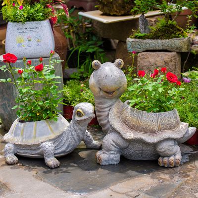 玻璃钢仿真乌龟花盆博鱼网页版
