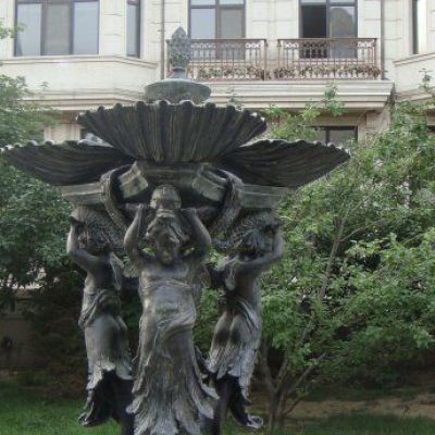 公园景观酒樽喷泉铜雕