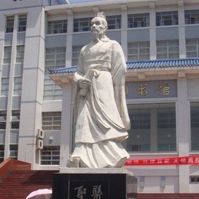 详解医圣张仲景博鱼网页版汉白玉人物石雕的制作工艺