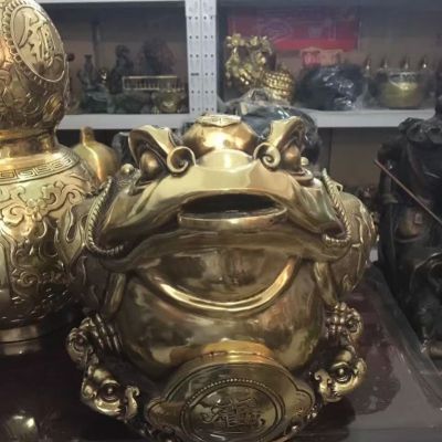 广场金蟾铜雕的作用是啥?