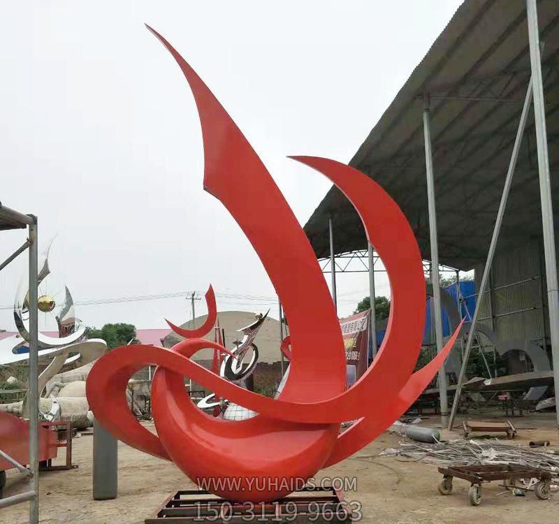 公园抽象玻璃钢凤凰博鱼网页版 公园抽象玻璃钢凤凰博鱼网页版