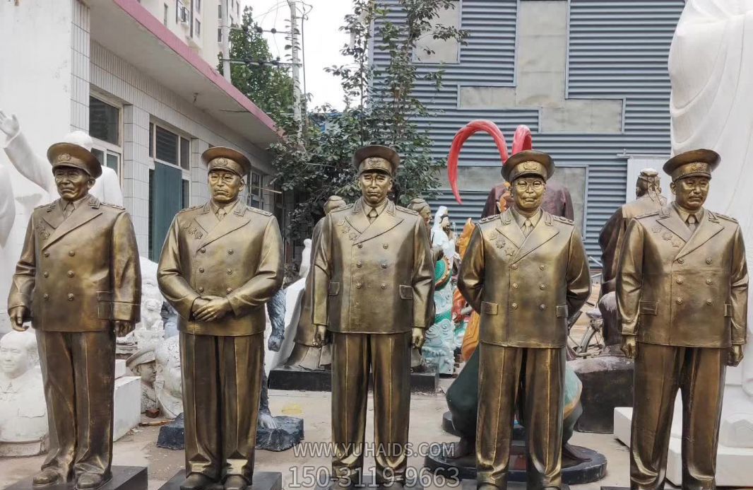 博鱼网页版博鱼网页版 公园铜雕开国伟人十大元帅<a href=
